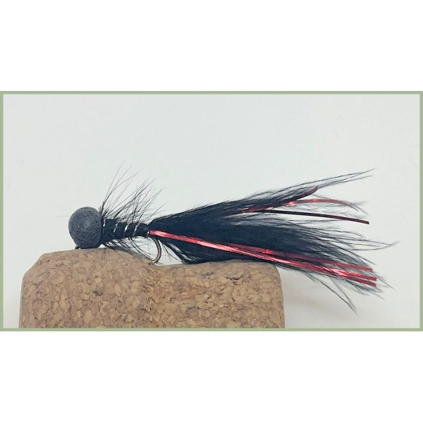 6 Mosche Da Pesca Red Booby Taglia 10 Per Trota Iridea &ndash; Troutflies UK